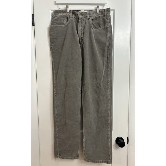 GAP Other - Vintage 90s Gap Men's 35x32 (35x34 Tag) Grey Corduroy Relaxed Fit Pants USA Made